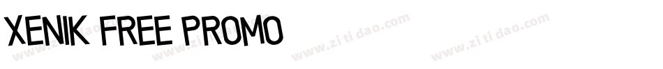 Xenik free promo字体转换